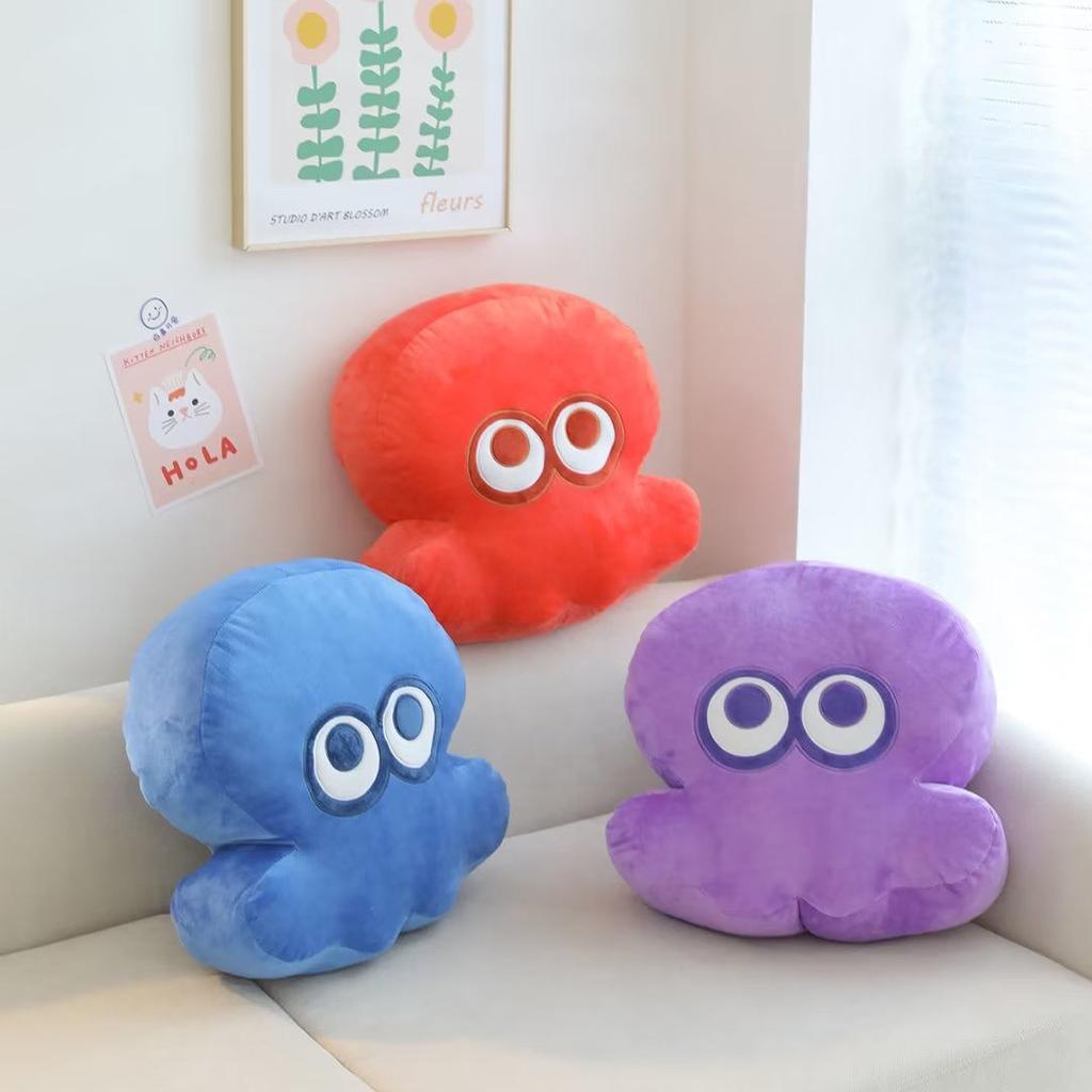 Brand Updated 33cm Plush Toy Anime Orange Red Kawaii Animal Pillow Cushion Soft Plush Cartoon Toy Doll Children Gift
