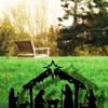 Outdoor Nativity Scene Waterproof Projector Light, Christmas Wall Projection for Holiday Party Home Decor, Religious LED Display Lamp