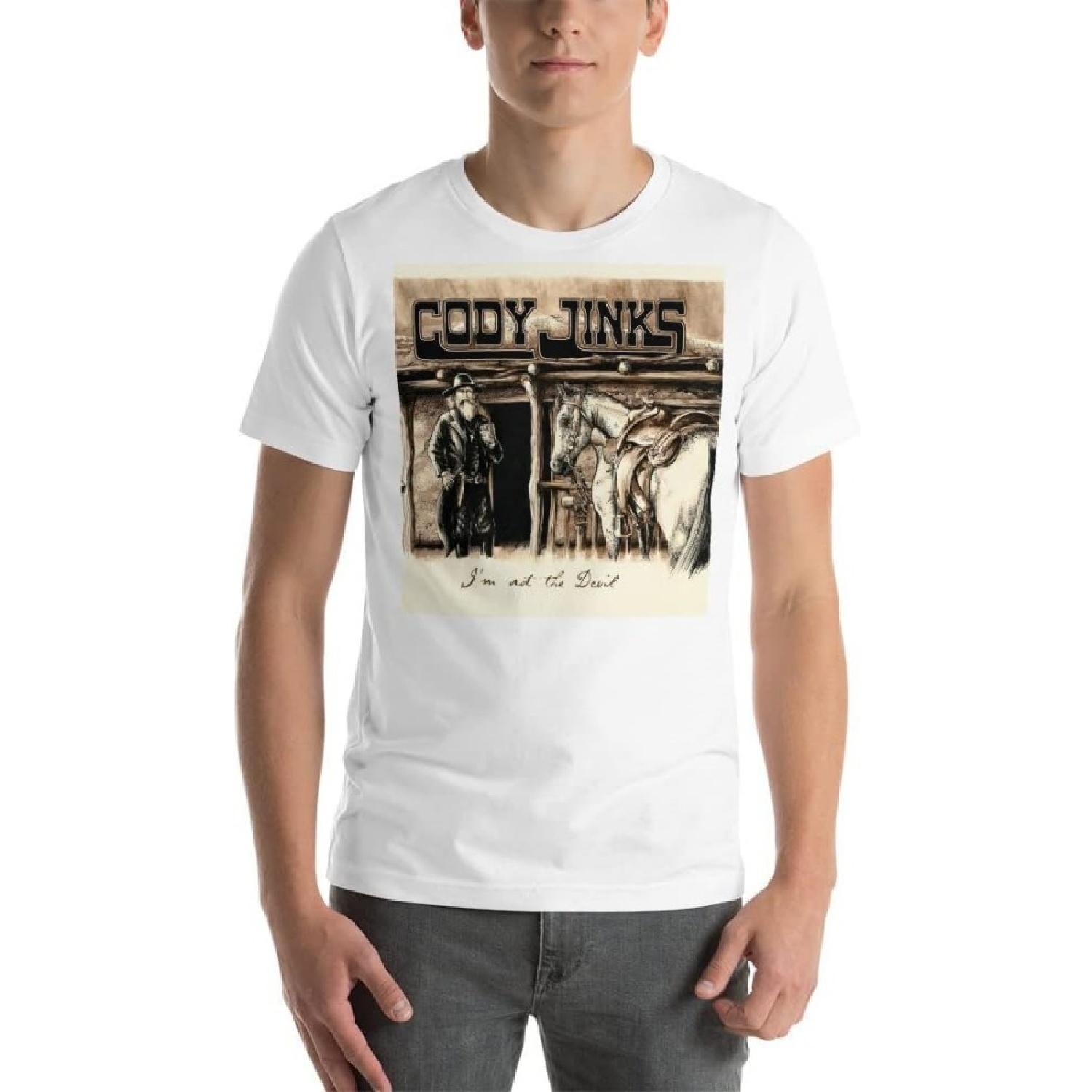 Cody Jinks T-Shirt Alt Country Unisex Heavy Cotton Tee Shirt(1) S