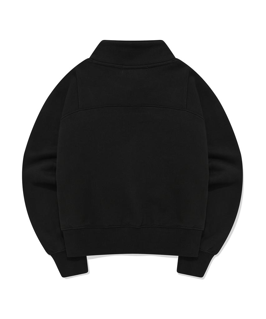 FALLETT Half Zip Sweatshirt Black