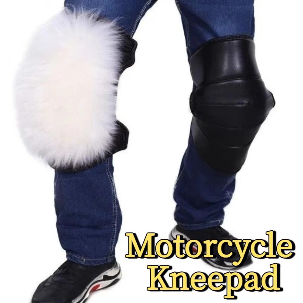 Windproof Motorcycle Kneepad Coldproof Riding Protective Gear Winter Knee Brace  Outdoor