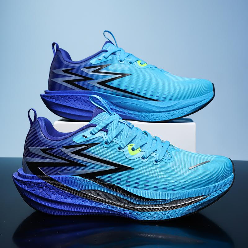 Running Shoes Carbon Board Speciality Marathon Men Sports Breathable Lightweight Women's Comfortable Athletic Nonskid Sneakers