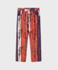 Allesandeuloenlikejeu (W) Buckle Graphic Print Trousers Red Mix Buckle Graphic Print Trousers
