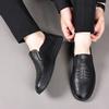 Fashion Classic Business Man Loafers Moccasins Breathable Slip On Flats All-match Male Driving Shoes Breathable Leather Men Casual Shoes