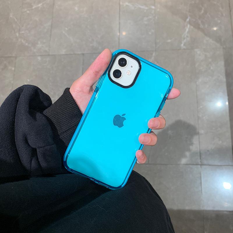Buy Simple Style Texture Lake Water Blue Coral Pink Iphone Mobile Phone Case For Iphone12 Pro Max Xr Apple 11 Mobile Phone Case Drop Resistant Girl Tpu At Affordable Prices Free Shipping Real Reviews