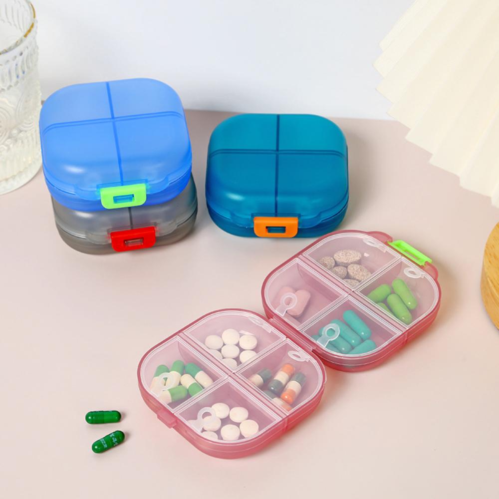 New Hot Weekly 8 Grids Premuim Mini Portable Travel Pill Cases Box Container Organizer Storage for Medicine Vitamin Fish Oils