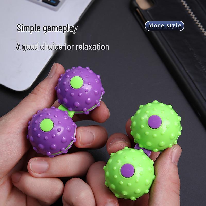 3D Carrot Finger Massage Spinner Toy - Adult Stress Relief Tool