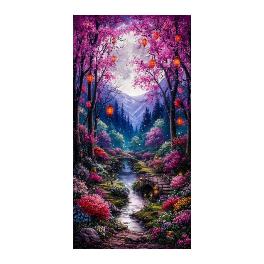 Natural Scenery House Large Size Diamond Painting New Collection Landscape Diy Full Drill Rhinestone Embroidery Mosaic Cross Stitch Kits