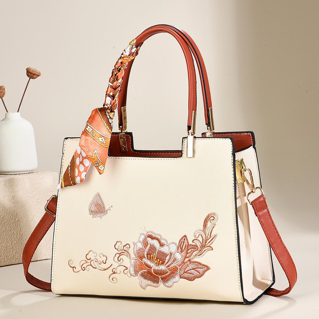 Geschenktasche Handtasche neu Messenger große Kapazität Atmosphäre Dame mittleren Alters gibt Muttertasche Geburtstag Damentasche Hochzeit