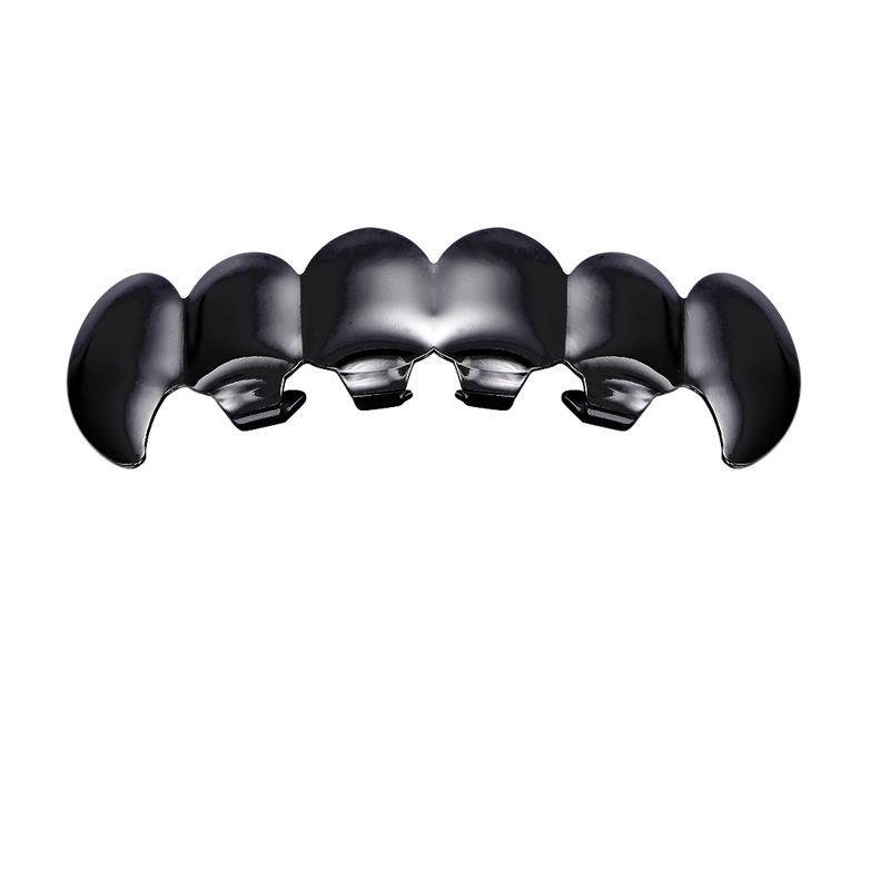 

Gold-Plated Hip Hop Teeth Grills with Smooth Surface Fangs