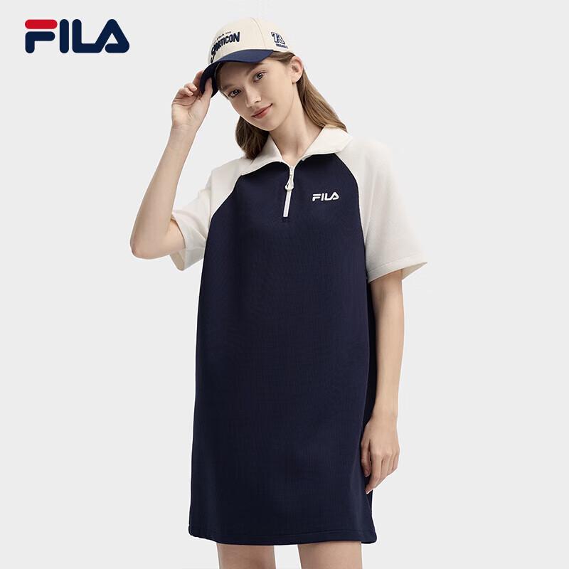 FILA Women s Colorblock Raglan Knit Dress M