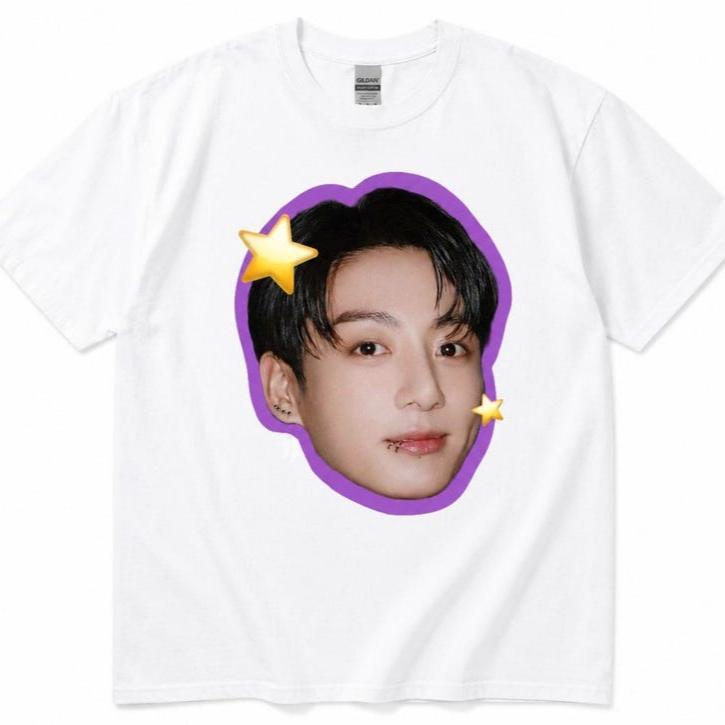 2026 Hot Vintage BangtanJungkook ,Jimin, V, Taehyung, Jin, Suga, RM, J-hope, ARMY Cute Portrait T-shirt Unisex Y2K Gothic Cotton Oversized T-shirt