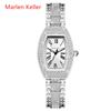 Tonneau Full Diamond Luxury Women Watches Quartz Fashion Ladies Bracelet Wristwatch Females Gifts Relogio Feminino