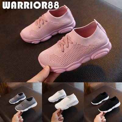 3-10Year Infant Girls Boys Letter Mesh Sport Run Solid Sneakers Casual Shoes