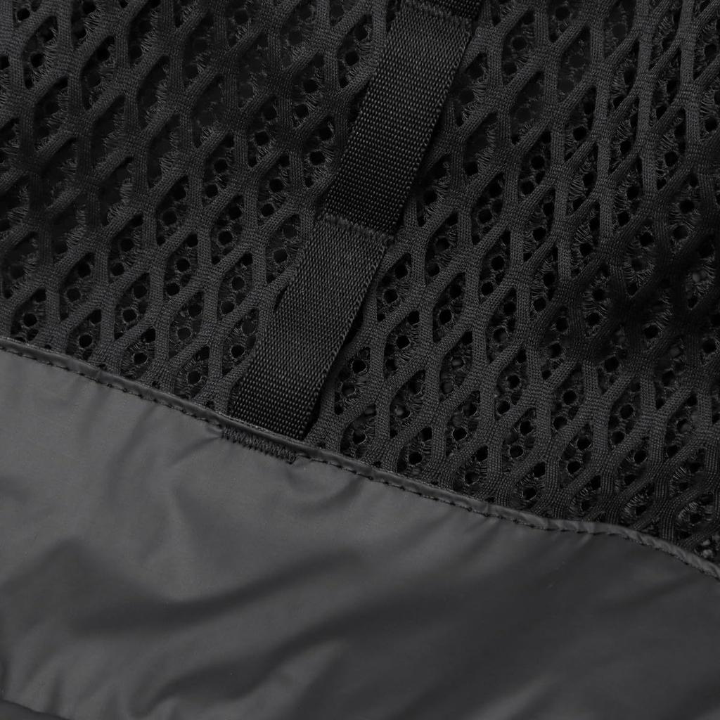 Snow Peak Double Face Mesh Shoulder Size Bag, One, BLACK, AC-25SU408