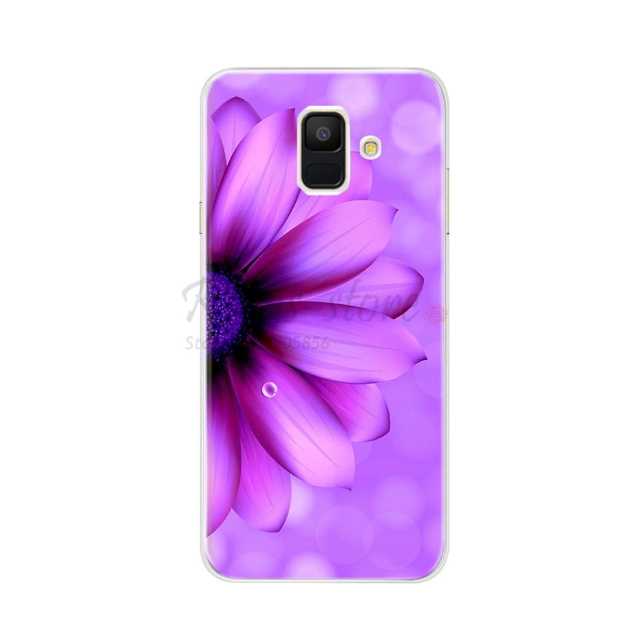 Case For Samsung Galaxy A6 2018 Transparent Cartoon Soft TPU Silicone Phone Cases Back Cover For Samsung Galaxy A6 A 6 Plus 2018
