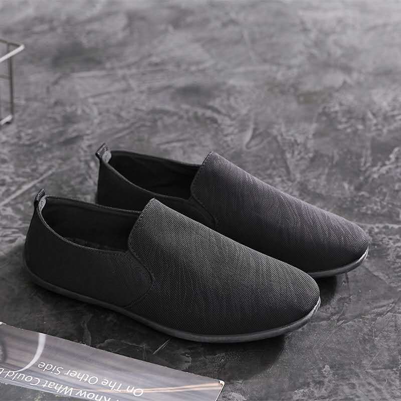 Men's Shoes Soft-soled Shoes One-pedal Lazy Doudou Casual Shoes Low-top Shoes Spring and Summer Flat-soled Overshoes