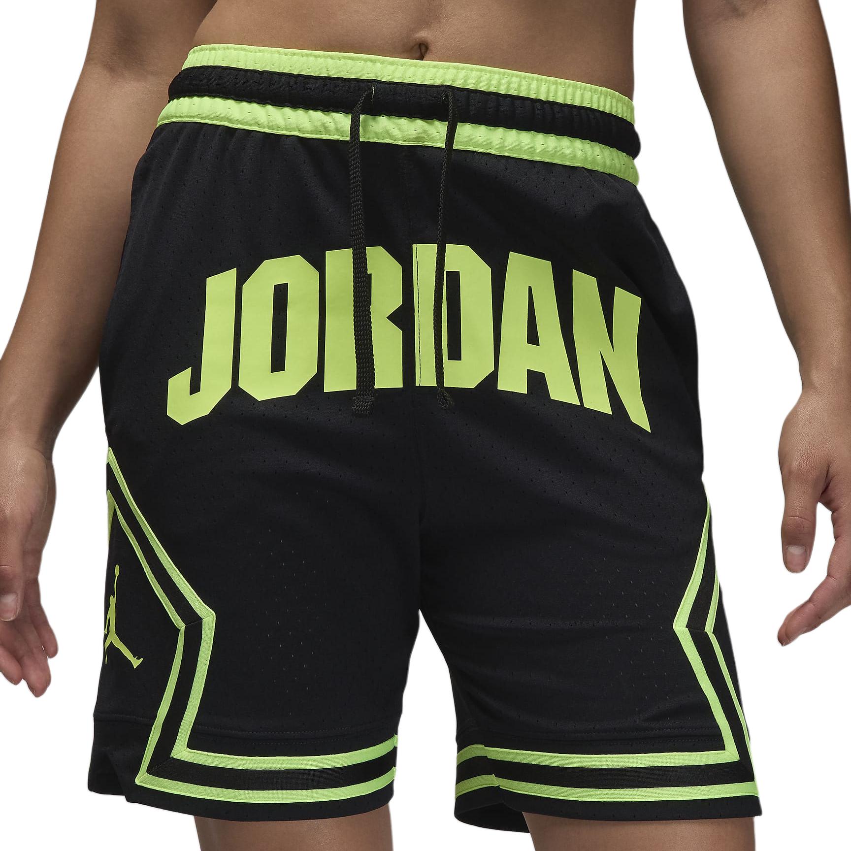 

Jordan Sport Diamond Dri-Fit Shorts Black/Yellow Men Streetwear FV8612--010 M
