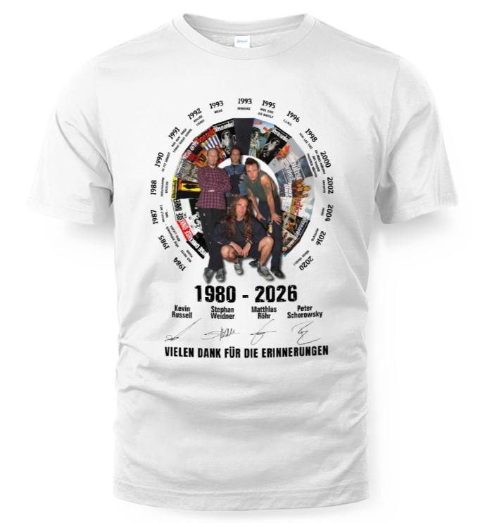 2026 Summer Hot Sale Bhse OnkelzSeitein Bhse Onkelz 46 Years Tour T Shirt Unisex Vintage Top Breathable Streetwear Casual Tee
