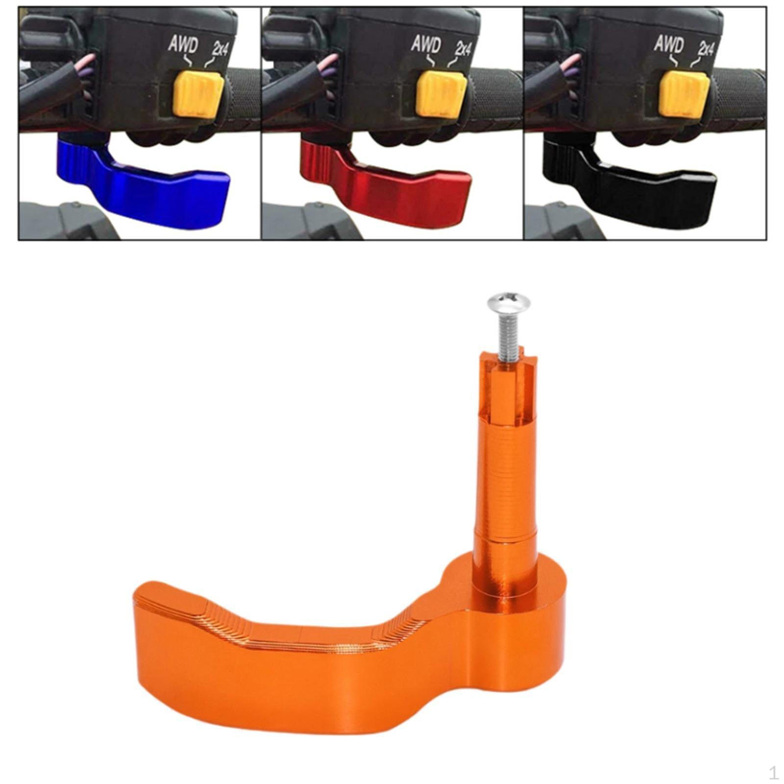 

Рычаг управления дроссельной заслонкой для большого пальца, аксессуары для квадроциклов, высокопроизводительная сборка из черного алюминия для Orange