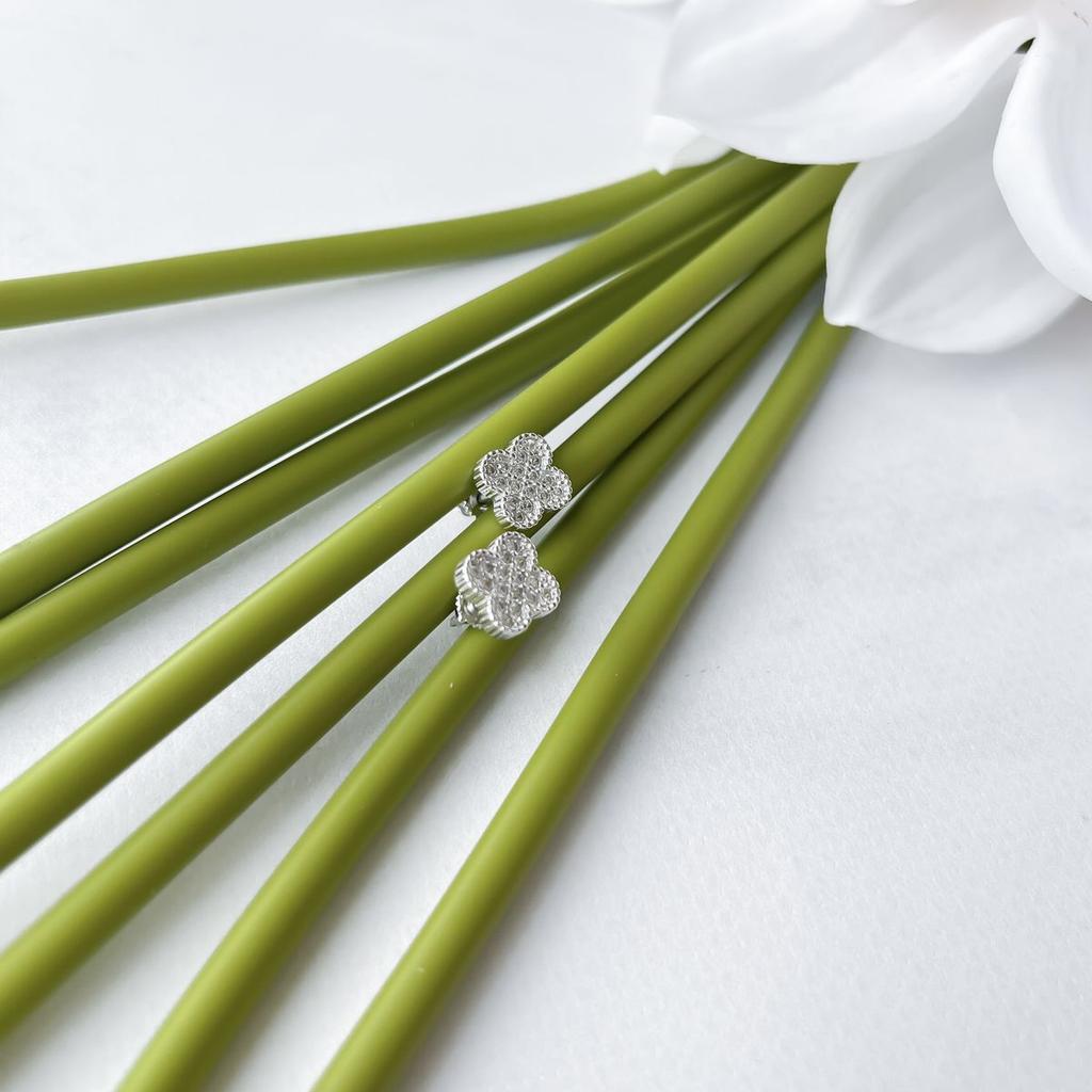 Silver Earrings with Cubic Zirkonia (2147961)