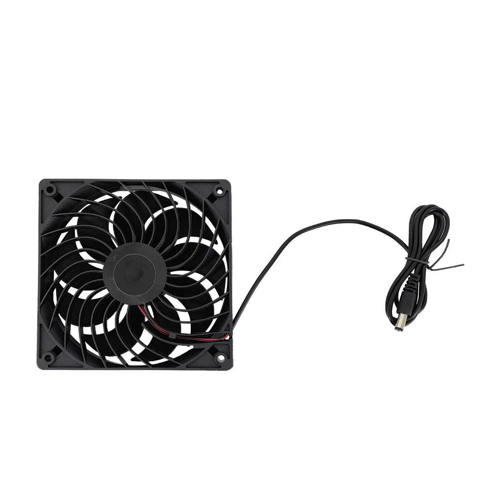 10W Solar Panel with Dual Fan Heatsink for Pet Room Cooling
