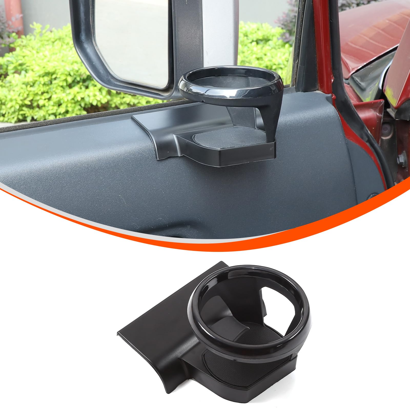 

Sauicemy Подстаканник для автомобиля, подстаканник для воды, боковой подстаканник для двери салона для Toyota FJ, вмещает маленькие сотовые телефоны, воду, растворимый кофе, простой дизайн, держатель, держатель, держатель,