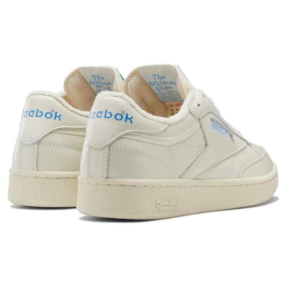 Reebok Club C 85 Vintage Křída Essential Modrá Unisex Tenisky Krémová Alabastrová 100007794
