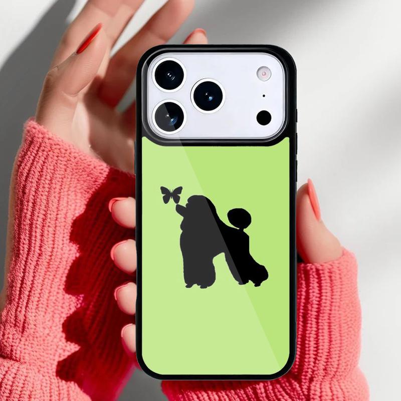 

Funny Poodle Design Phone Case for iPhone 17 16 15 14 13 Pro Max Back Cover for 12 11 Pro Coque iPhone 15 Plus