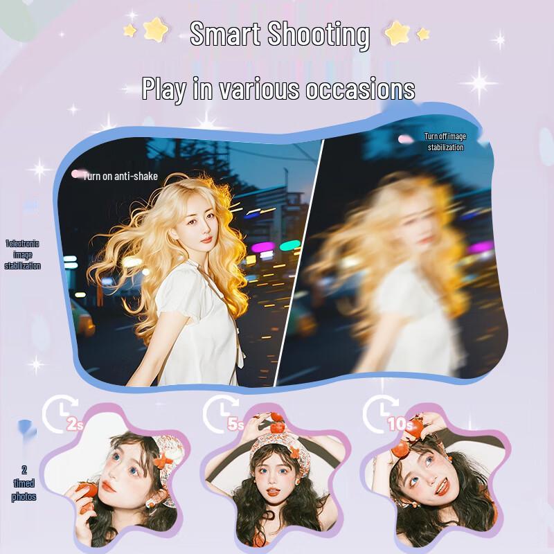 SONGDIAN Disney Strawberry Bear Portable Digital Camera