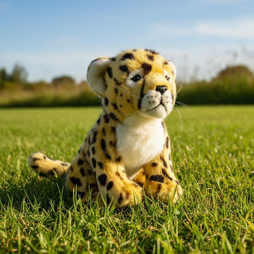 Lifelike Simulation Leopard Plush Toy Soft Hug Doll Children's Birthday Gift Girl Boy Comfort Toy Home Decor Safety Certified