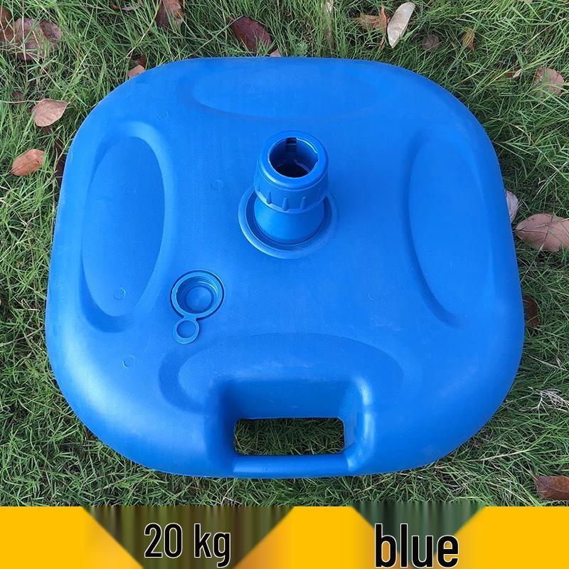 

Large Outdoor Umbrella Base for Beach with Water Injection Feature 20 kg Blue як показано кольору