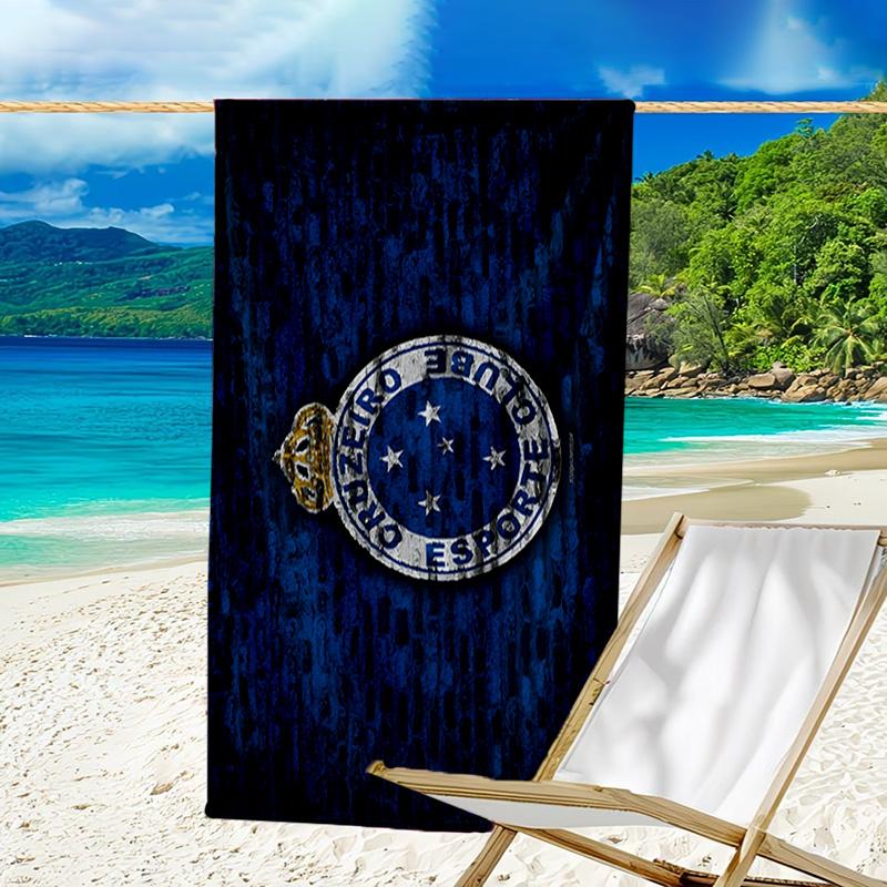Fc Emblem Printed Beach Towel, Super Soft Microfiber, Perfect Gift Birthday, for Pool, Beach, Travel, for family and friends