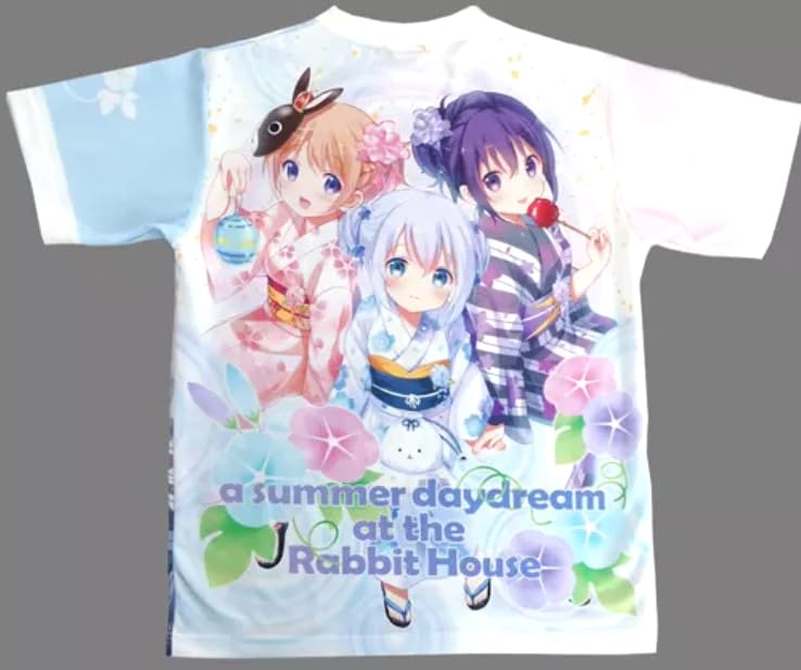 Är orden en kanin??"""Helgrafisk T-shirt, En storlek, C90 Merchandise, Cocoa, Chino och Rize""" (Sommarfestival) [Parallellimport]