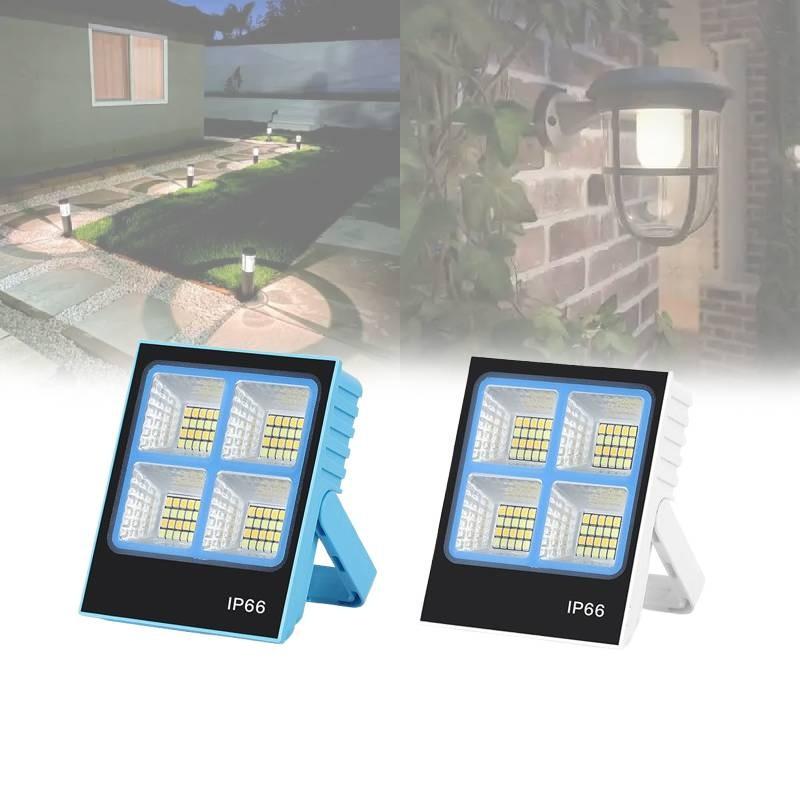 Led Charged Solar Outdoor Floodlight Bright Waterproof Magnetic Light Camping