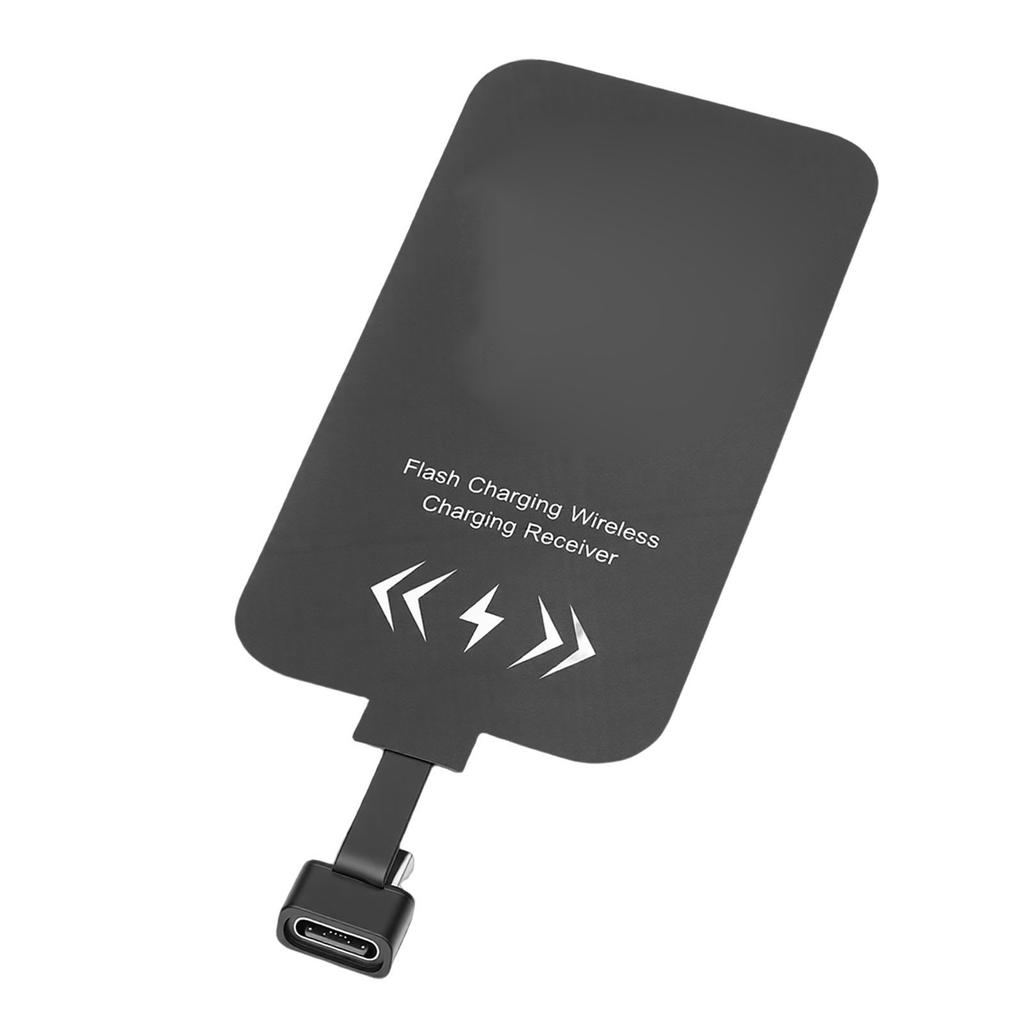 Wireless Charging Receiver Adapter Fit for Samsung Galaxy Phone USB Type C Ultra Thin Wireless Charger Receiver Module