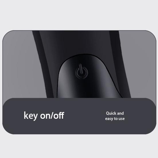 3-in-1 Body Hair Trimmer Digital Display No-Nick Waterproof Rechargeable Hair Shaver Nose Hair Trimmer Body Grooming Tool