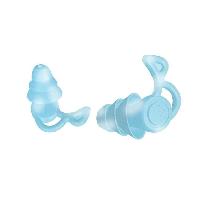 Noise Reduction Ear Plugs For Adults Sleep Work Water Resistant Silicone Earplugs Swimming Ear Plugs For Shower Diving