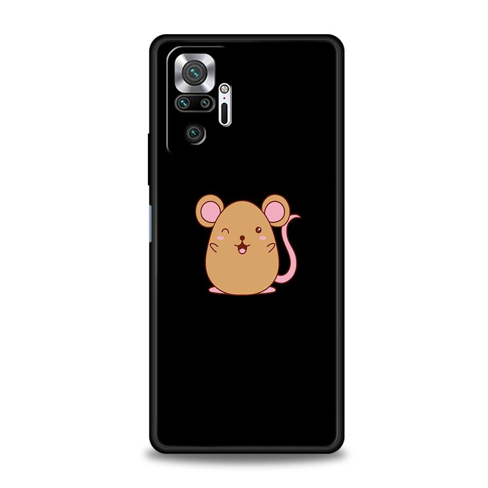 Phone Case For Xiaomi Redmi Note 10 11 9 8 Pro 9S 7 8T 9T 9A 8A 9C K50 K40 Gaming Cover Kawaii Avocado Cartoons Panda Flower
