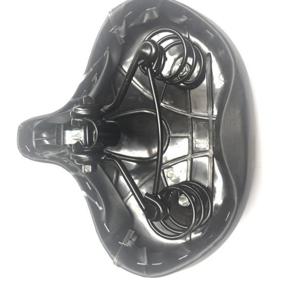 Șa Bicicletă Piele Sintetică Rezistentă la Uzură Absorbție Șoc Stabilitate Ridicată Șa Bicicletă Lățită pentru Bicicletă