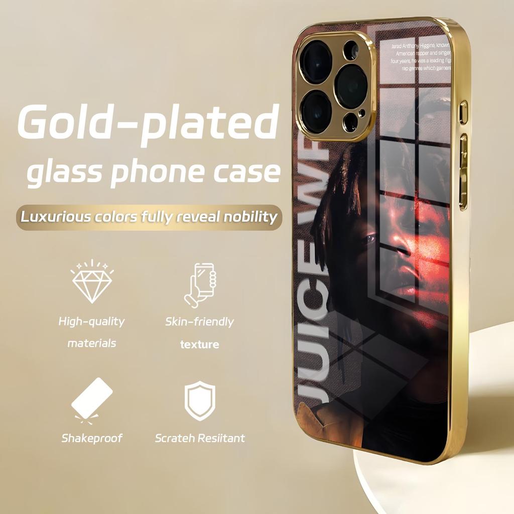 Juice cool 999 wrld Mode Design ins Für iPhone17 16 16e 15 14 13 12Plus Mini Pro Max Galvanisiertes Glas Handyhülle