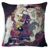 Gustav Klimt Painting Cushion Cover Gold Pattern Print Pillow Cover Throw Pillowcase Decorative For Home S