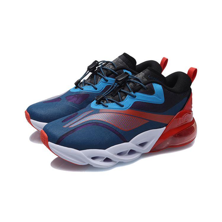 Li Ning Kids Arc Series Half Palm Air Cushion Non-Slip Shock Absorbing Wear-Resistant Breathable Lightweight Rebound Low-Top Running Shoes YKFR004-5