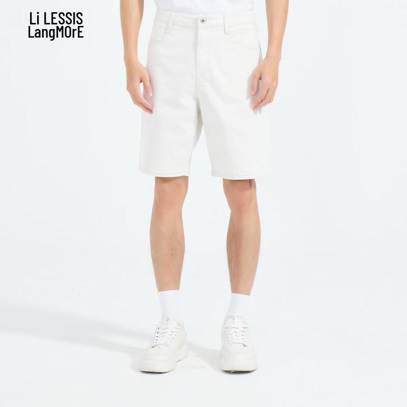 Lilang Men s Cotton Blend Moisture-Wicking Shorts 82