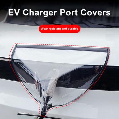 EV-Ladeanschluss-Regenschutz, magnetische transparente Schutzabdeckungen zum Aufladen von Elektroautos