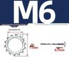 Carbon Steel Zinc-Plated Lock Washer with Inner and Outer Teeth