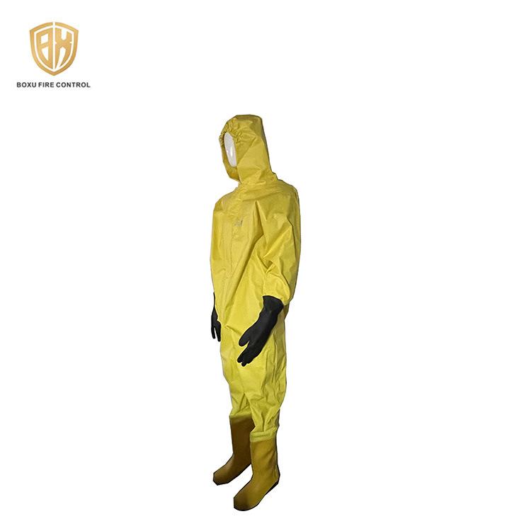 Traje de Protección Química de una Pieza con Capucha: Duradero, Ligero, Espesado para Protección contra Ácidos Fuertes, Álcalis y Gas Amoníaco