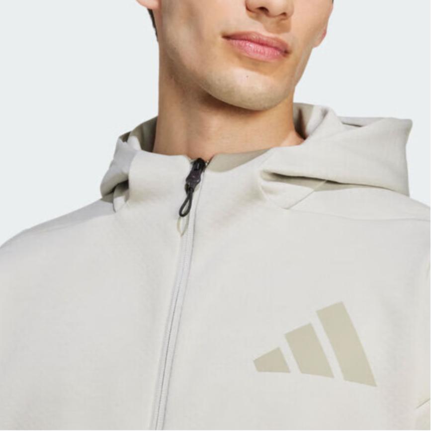 Adidas Z.N.E Jackets Men's Ecru Hooded Moderate Other JW4720