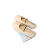 Fashion Elegant Minimalist and Niche Style Ballerina Women's Flat Round Toe Comfort Slip-On Ladies Loafers Leather Single Mules Shoes