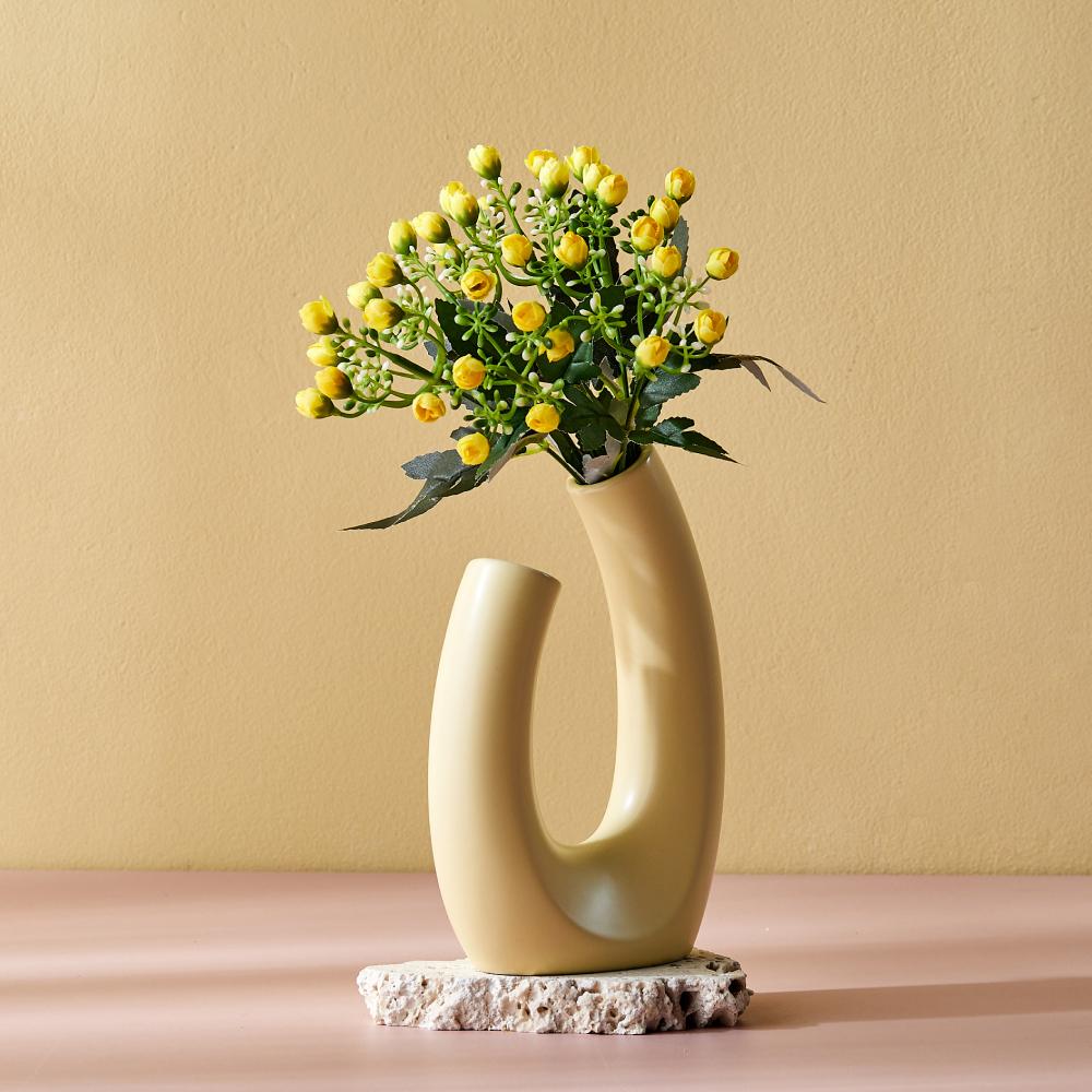 Mini Rosebud Bush Yellow